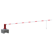 Mobile manual barrier | barrier arm length: 7000 mm | triangular lock